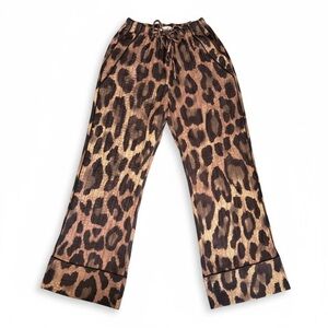 Leopard Print Kids Pajama Pants